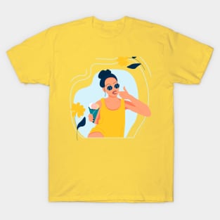 girl with ice cream T-Shirt